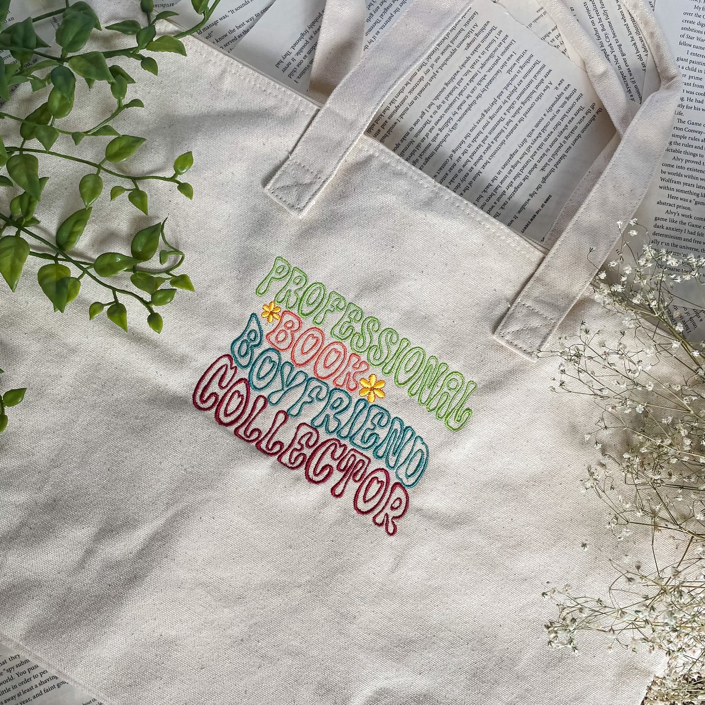 Book Boyfriend Tote Bag